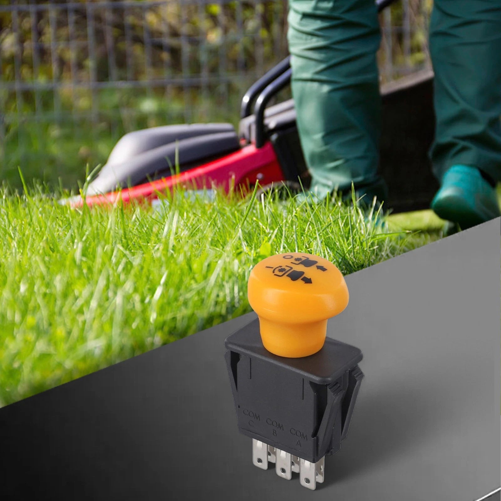 8 Terminal Clutch Switch for Lawn Mowers