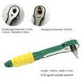 Quick Ratchet Wrench 1/4 Inch Socket for Pneumatic Tools