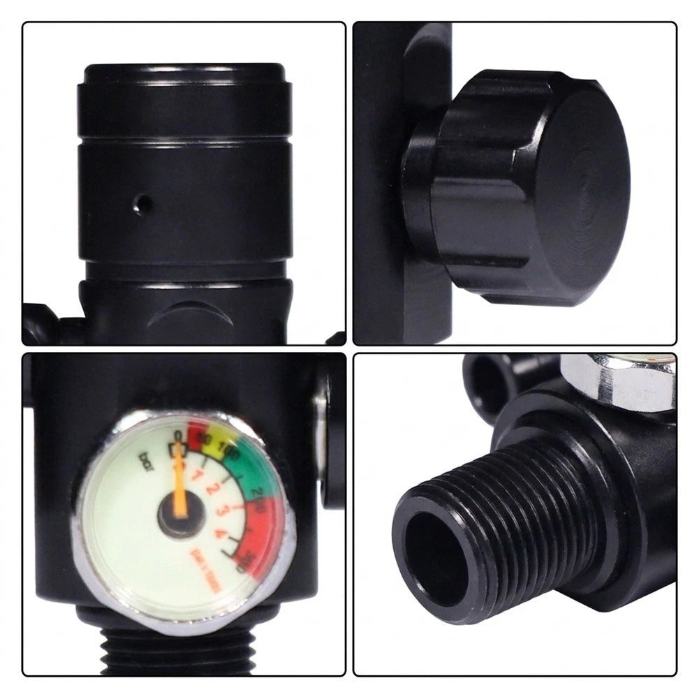 First Stage Valve for Scuba Diving (M18x1.5 Input, 3/8-24 UNF Output)