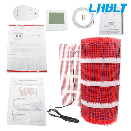 Electric Radiant Floor Heating System for Bathroom Kitchen (100 Sqft, 120V)