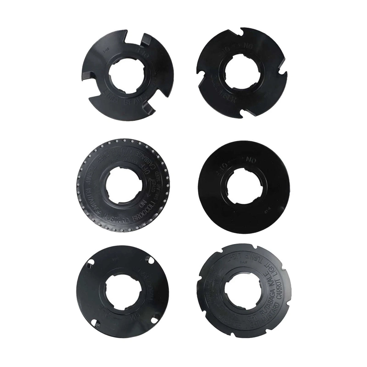 Interchangeable Garden Sower Plates for Home Gardening