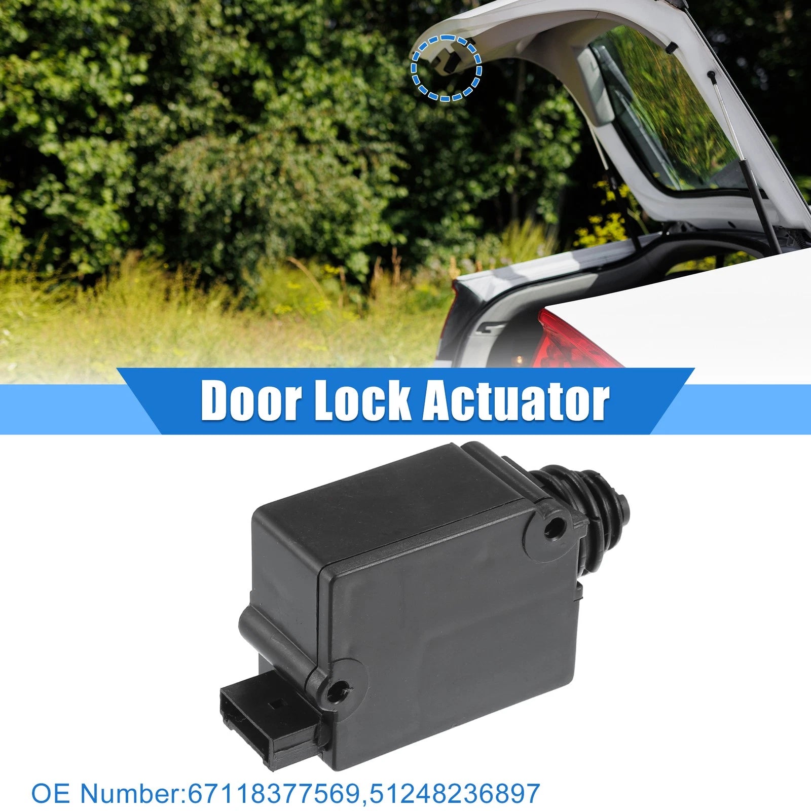 Rear Tailgate Trunk Lift Lock Latch Actuator Replacement for BMW 525i (2001–2003)