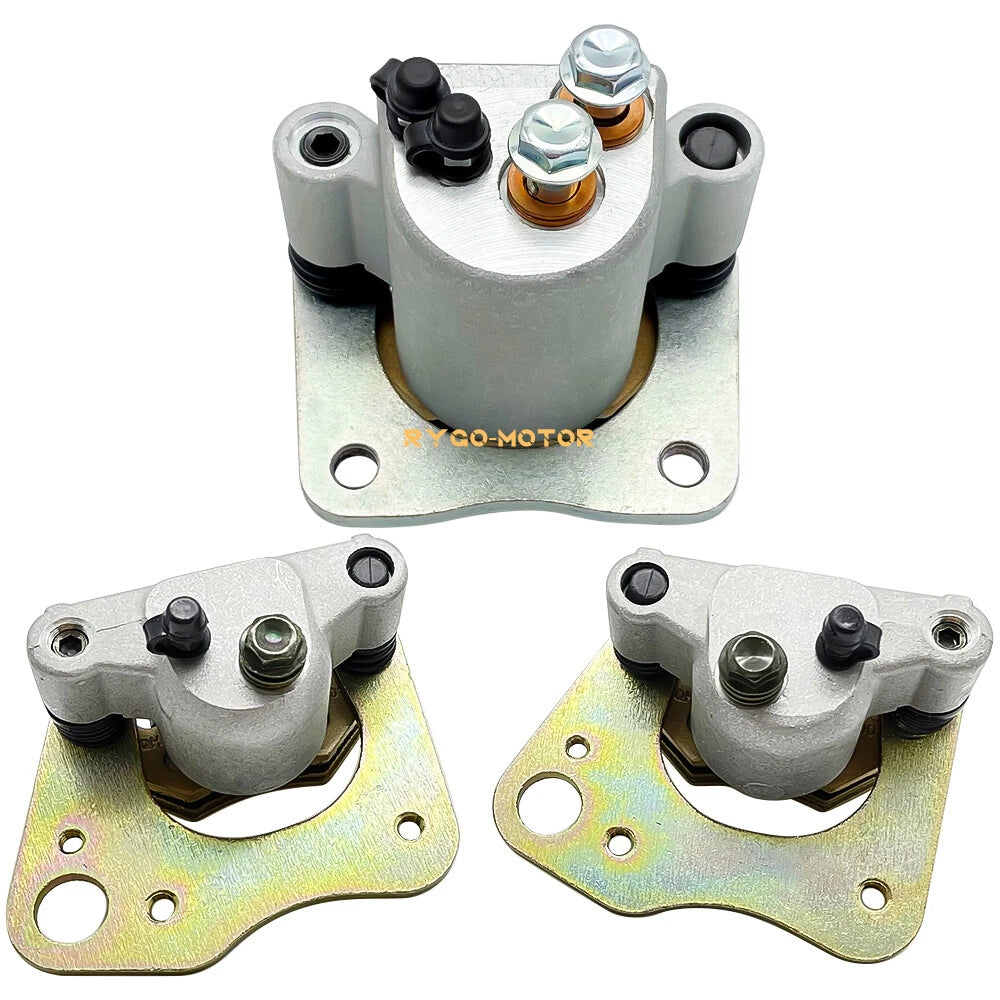 Front & Rear Brake Calipers w/Pads for Polaris Sportsman 400 450 500 570 800 (2000–2023)