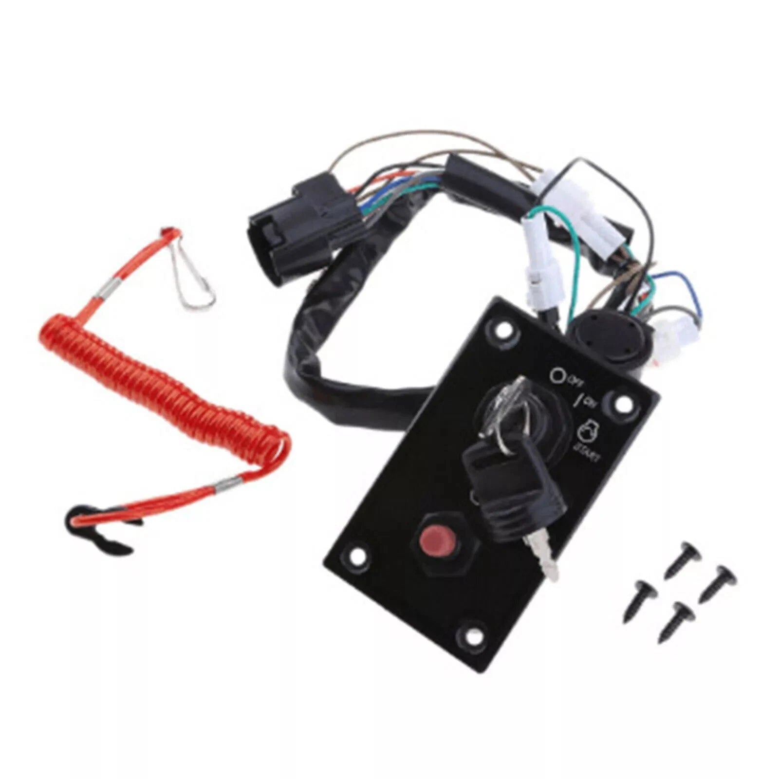 Ignition Key Switch Panel for Suzuki Outboard (37100-96J24, 37100-96J27)