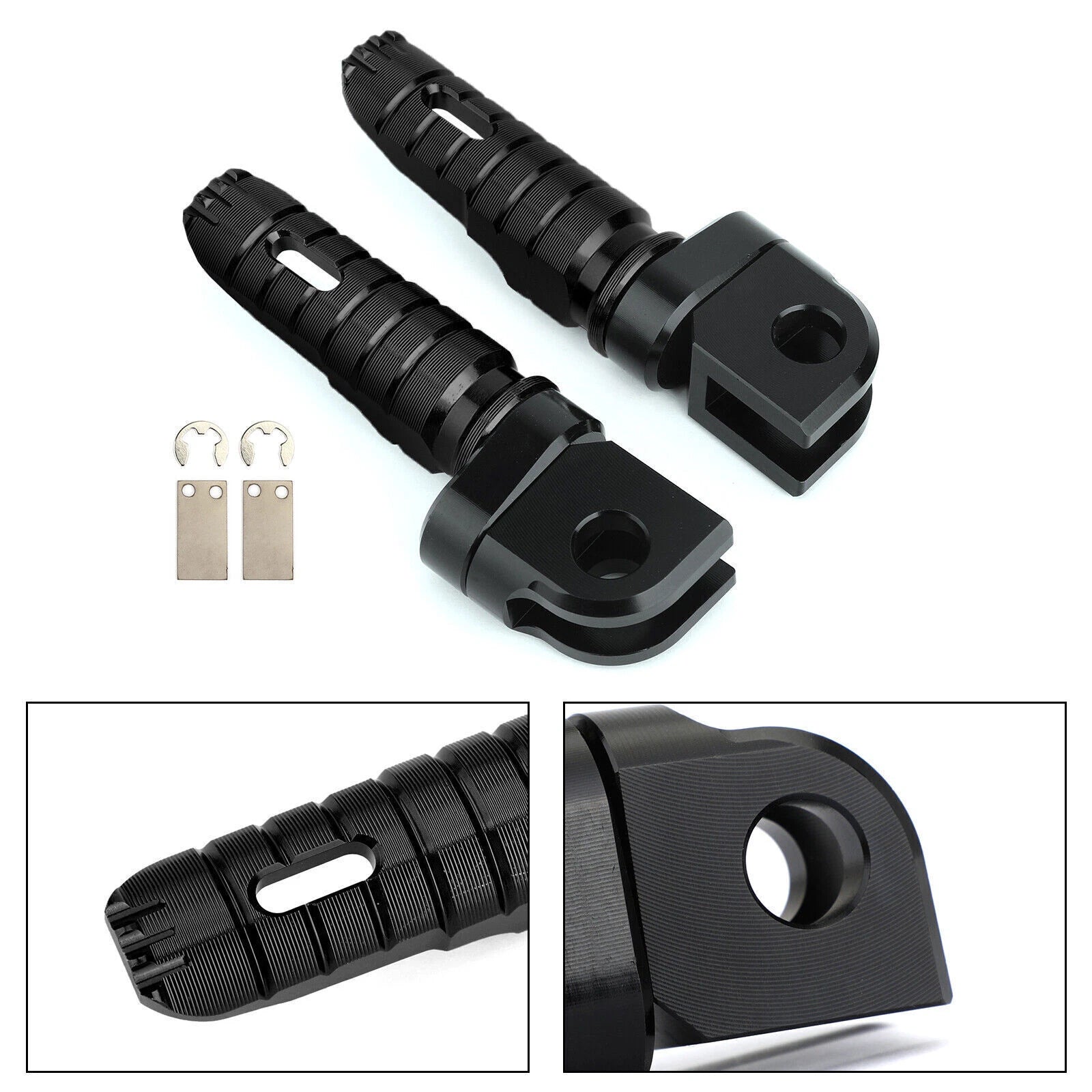 Front Footrests Foot Pegs for Kawasaki Z300 Z400 Z650 Z800 Z900 Z1000 (2013–2023)