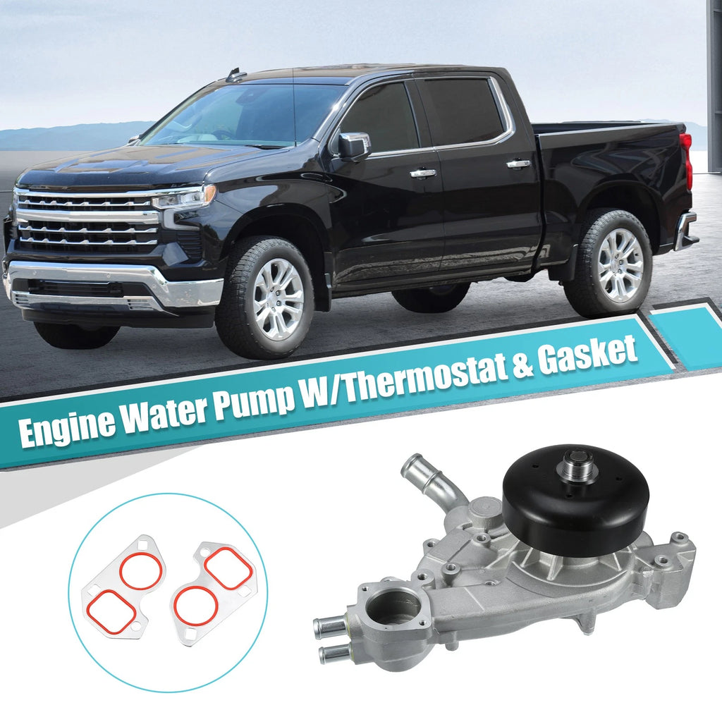 Engine Water Pump with Thermostat Replacement Set for Chevrolet Avalanche (2007–2013)