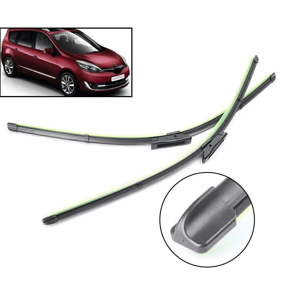 Set of 2 Front Windshield Wiper Blades for Renault Scenic III/Grand (2009–2016)