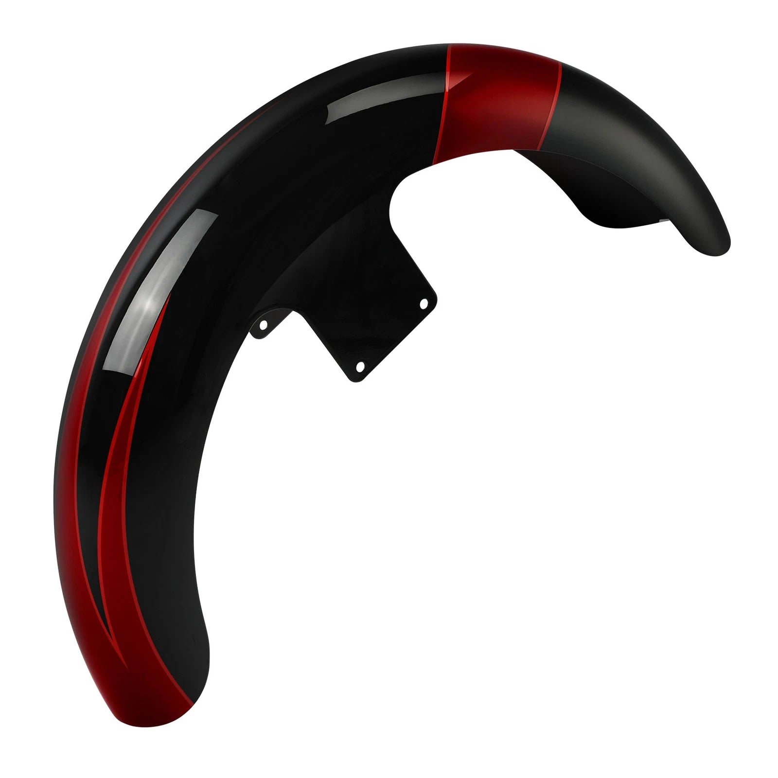 21" Front Fender for Harley Road Glide (1997–2013) Starfire Black/Atomic Red