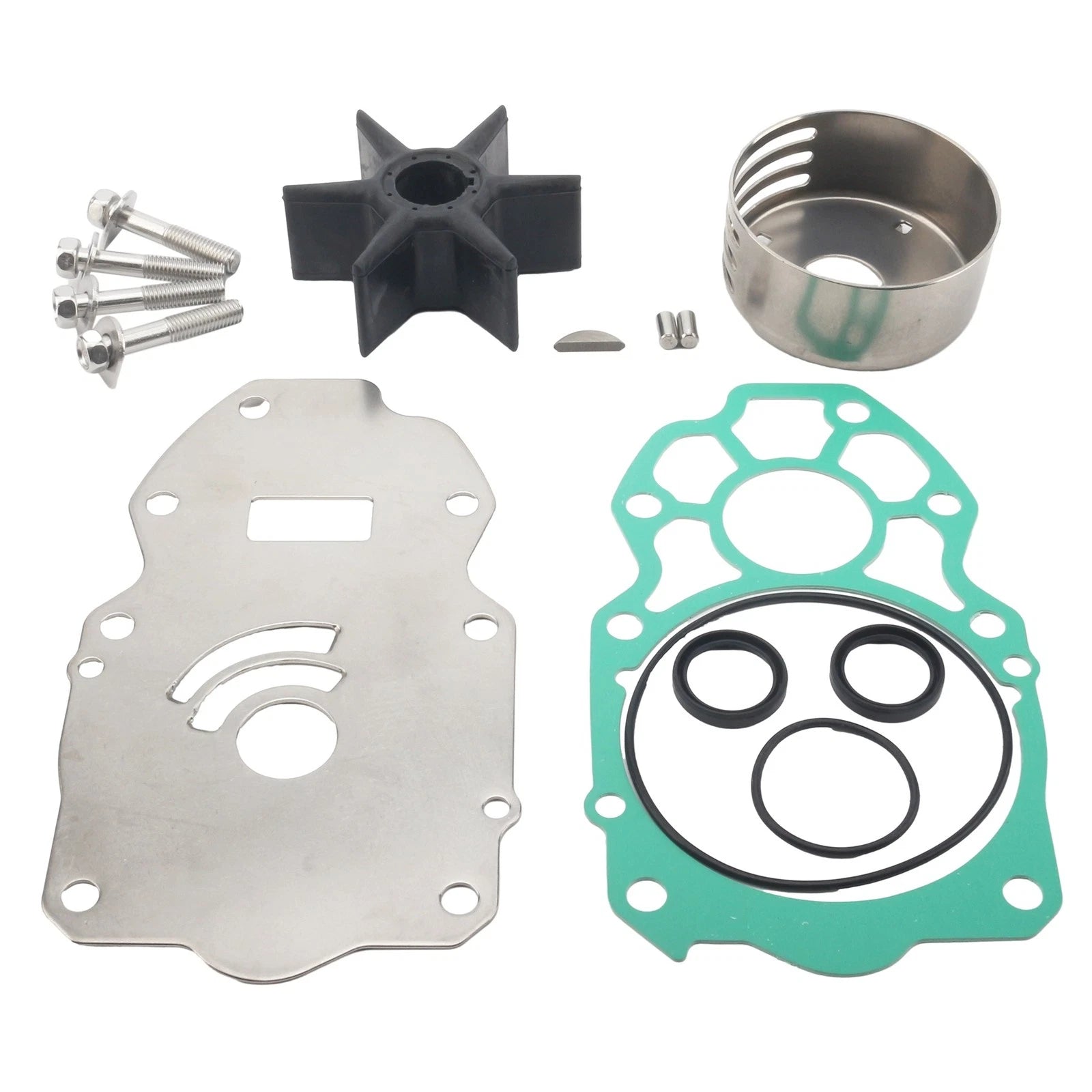 Water Pump Rebuild Kit for Yamaha F225 F250 F300 (2000–2023) 6CE-W0078-01-00