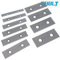Set of 10 Precision Parallel Bars 1/8 × 4" Hardened Steel for