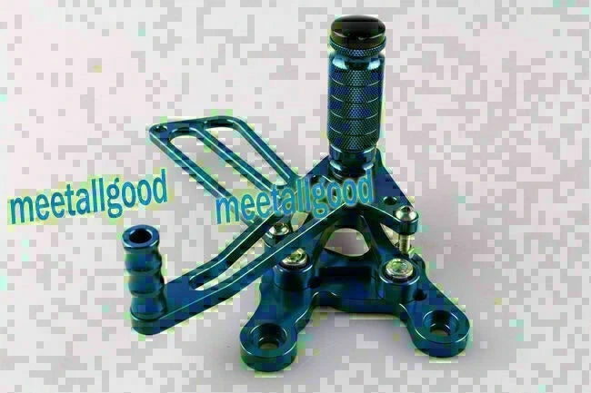 Adjustable Rear Set Foot Pegs for Honda CBR900 (1993–1999) Blue