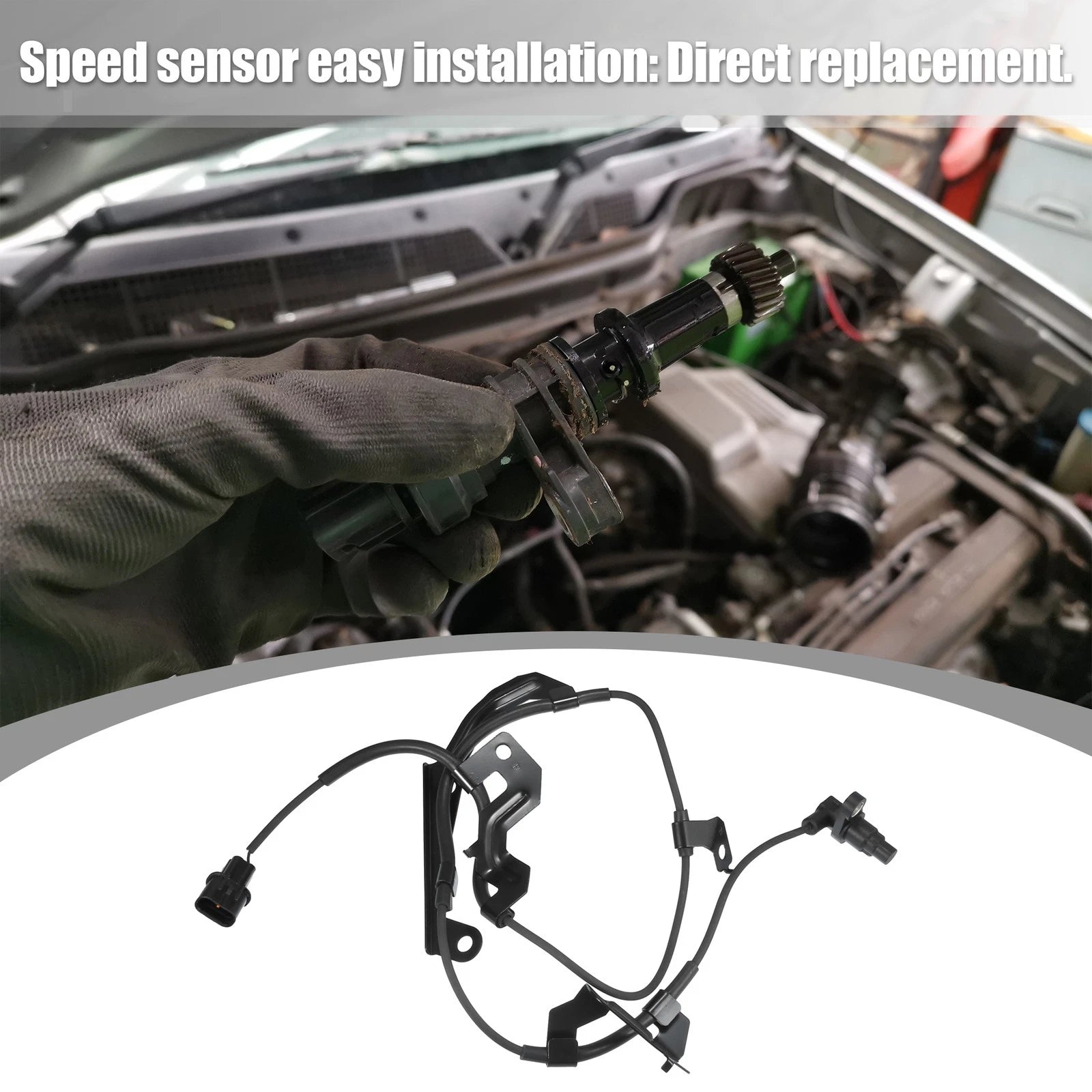 1 Pcs Front Right ABS Speed Sensor Replacement for Mitsubishi L200 (2012–2015)