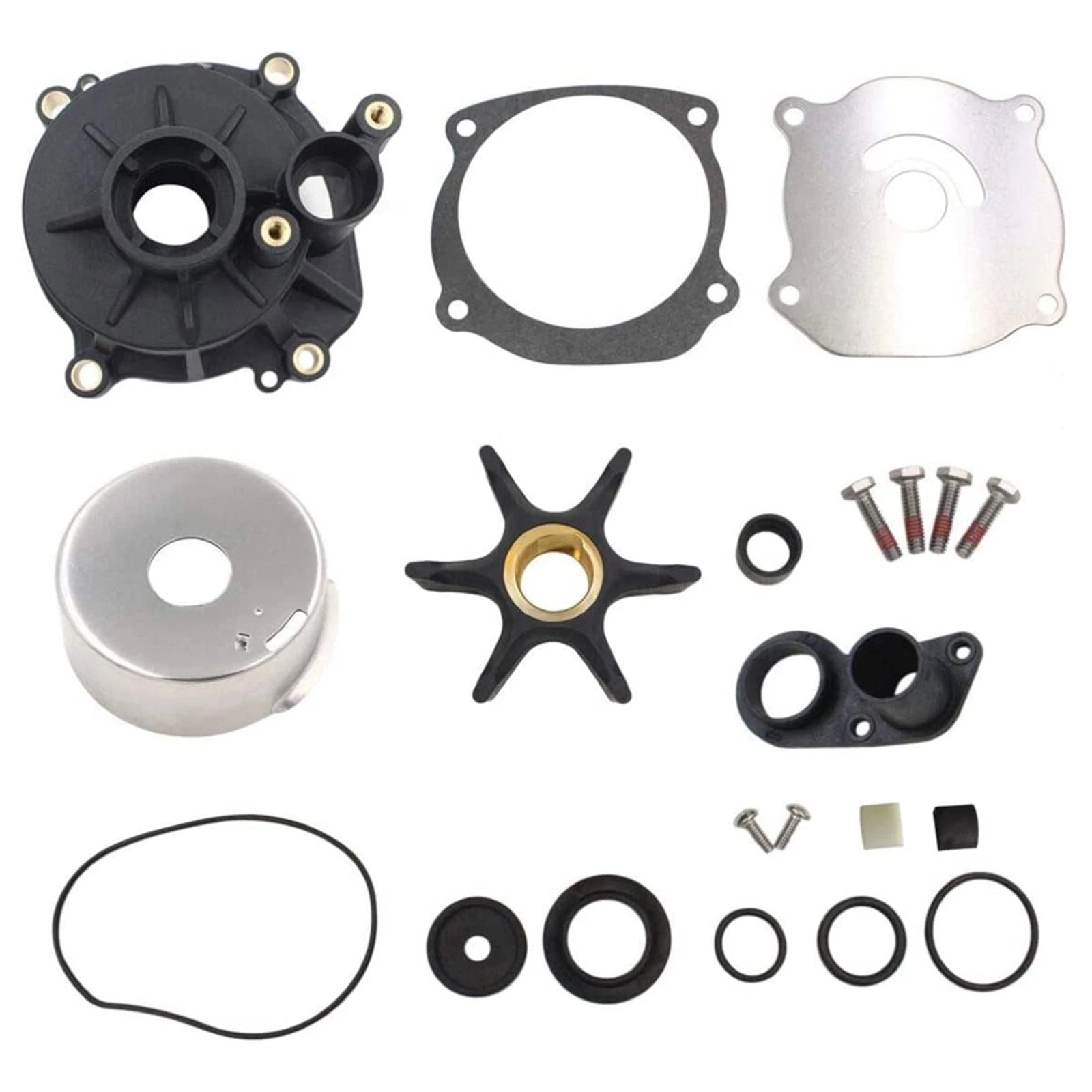 Water Pump Impeller Kit for Evinrude Johnson V4 85-115 HP (1985–1995) 5007972