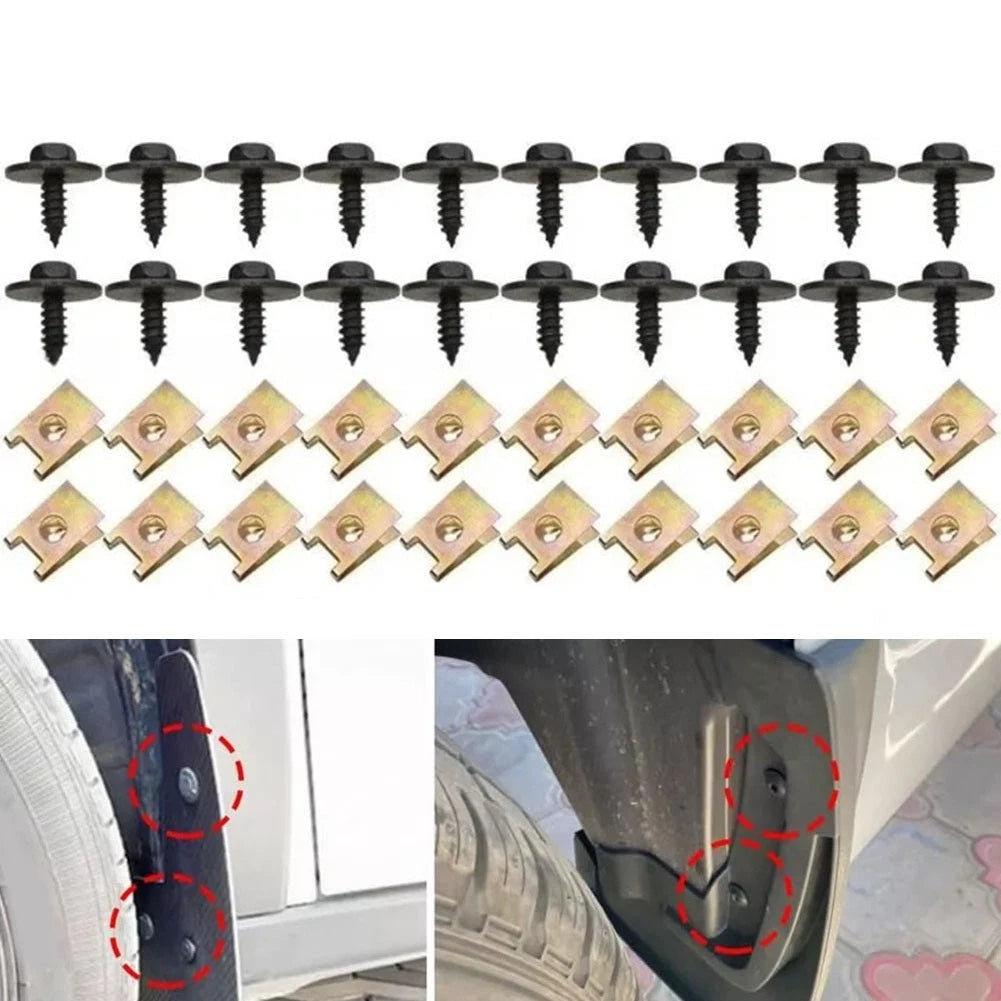 Screw Nut Clips for Universal Fitment (High Universality)
