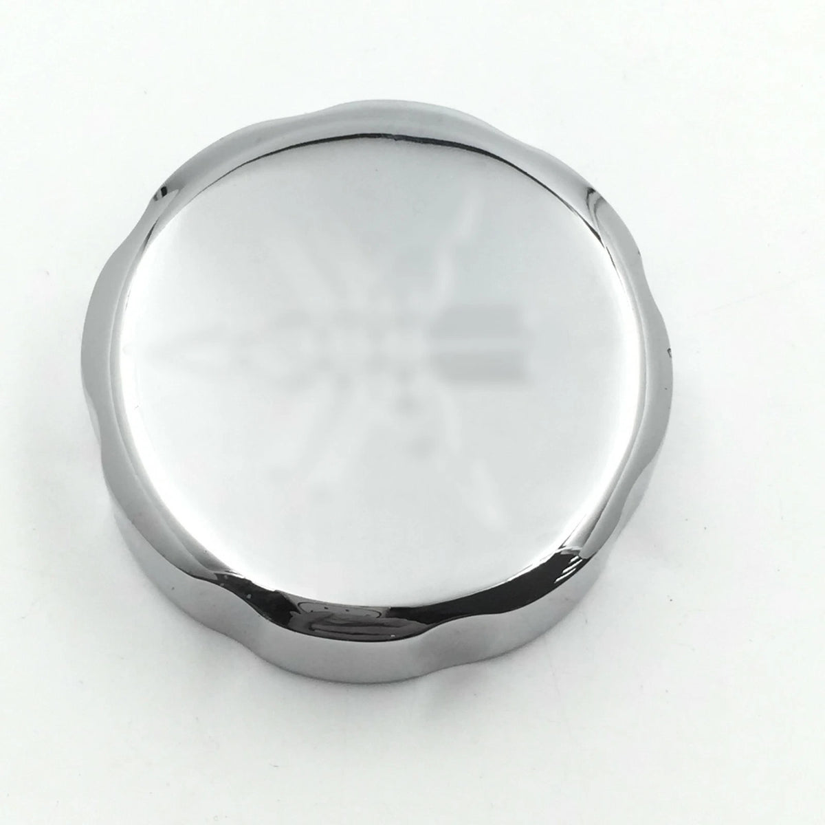 Chrome Front Master Cylinder Fluid Reservoir Cap Cover for Yamaha YZF R1 R6 (2000–2023)