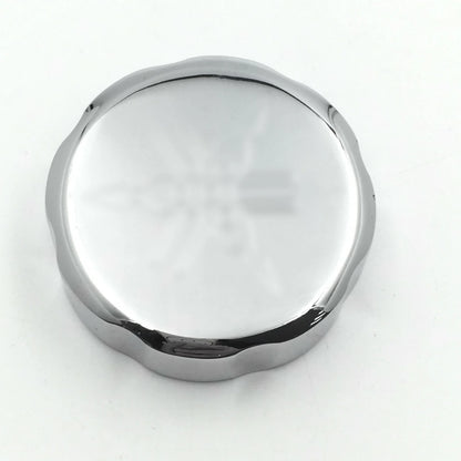 Chrome Front Master Cylinder Fluid Reservoir Cap Cover for Yamaha YZF R1 R6 (2000–2023)