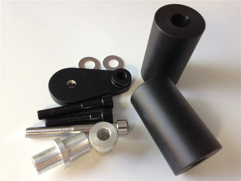 No Cut Frame Slider Protector for Yamaha YZF R6/R6S (2003–2009) Black