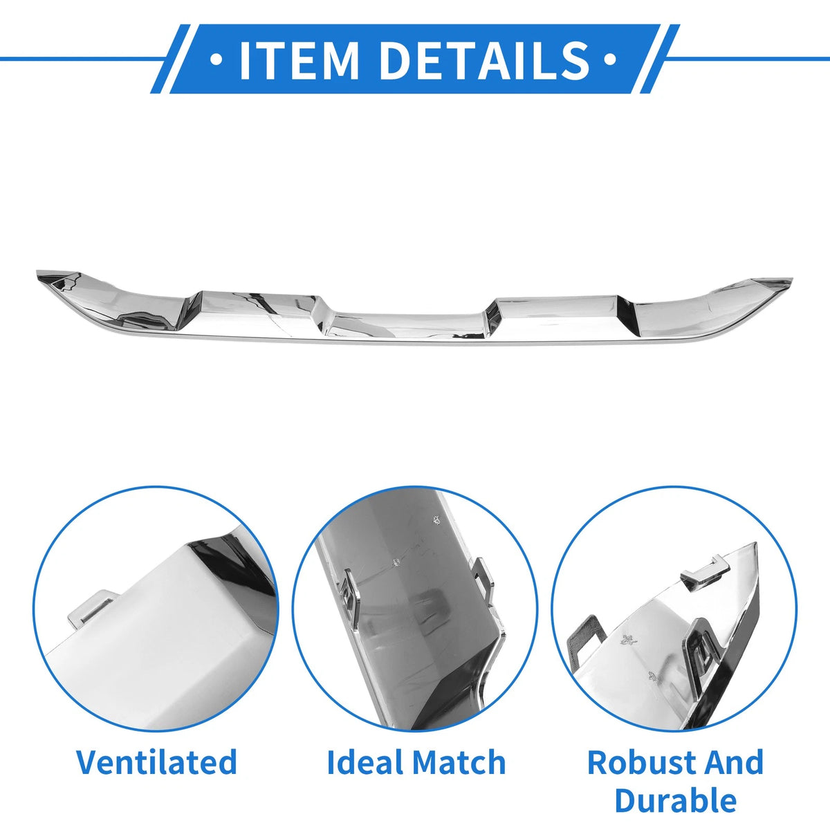 Rear Lower Center Bumper Grille Trim Garnish for Mercedes-Benz GLE350 4Matic (2016–2020)