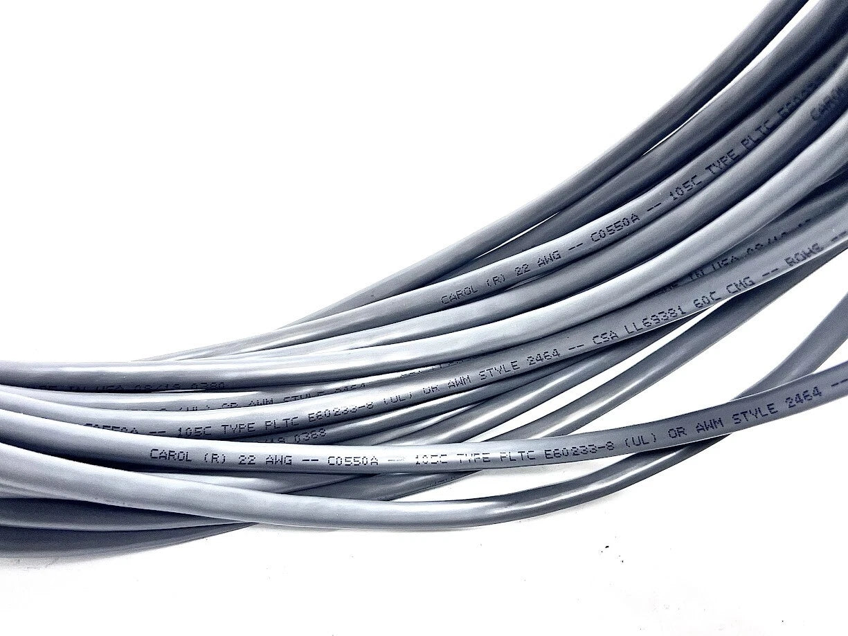 Shielded PLTC Cable 22 AWG for Various Applications (50Ft) E60233-S, C0550A