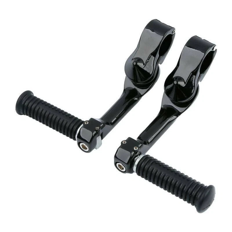 1-1/4" Highway Small Footpeg Long Angled Mount for Harley Honda VT600 Suzuki