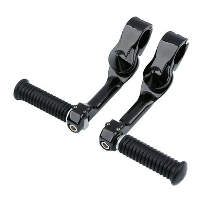 1-1/4" Highway Small Footpeg Long Angled Mount for Harley Honda VT600 Suzuki