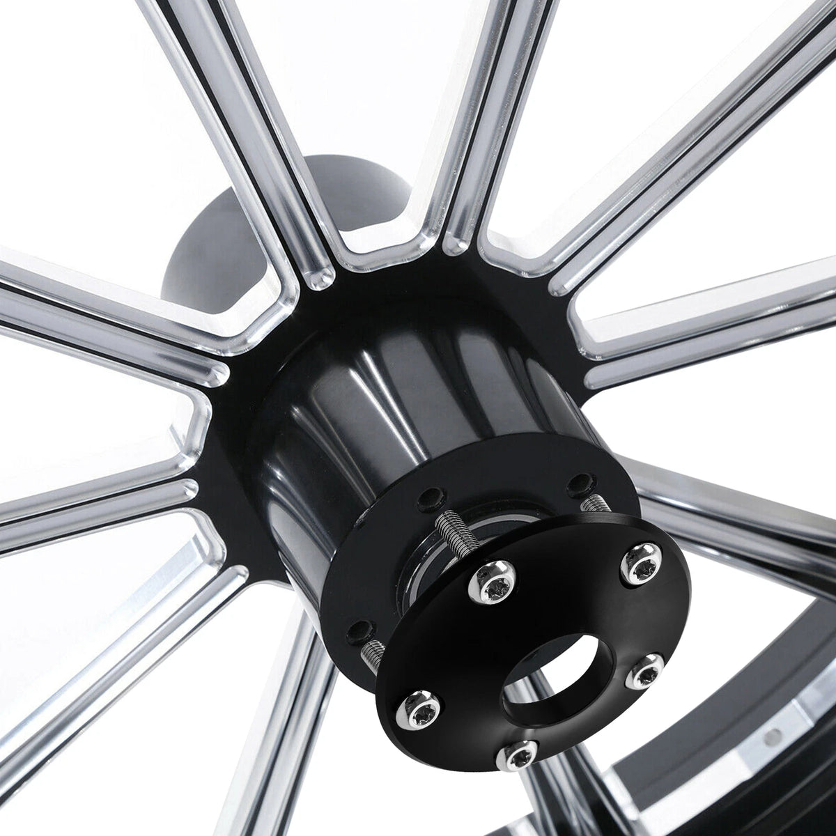Dual Disc Front Wheel Hub Cap Cover for Harley Electra Glide (2008–2024)