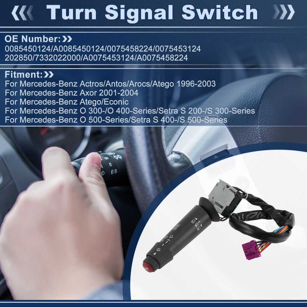 Turn Signal Switch Replacement for Mercedes-Benz Actros Antos Atego Arocs (2014–2018)