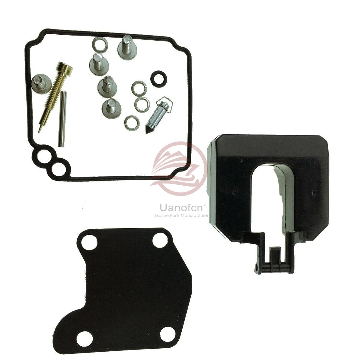 Carburetor Repair Kit 63V-W0093-00 for Yamaha Outboard 9.9 & 15HP (2-Stroke)