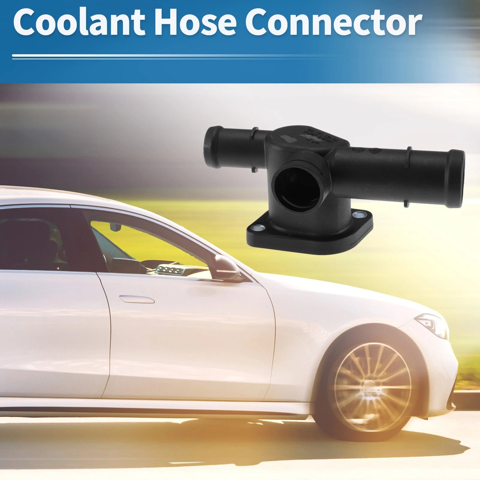 Engine Coolant Hose Connector Replacement for VW Beetle (2006–2010) Plastic