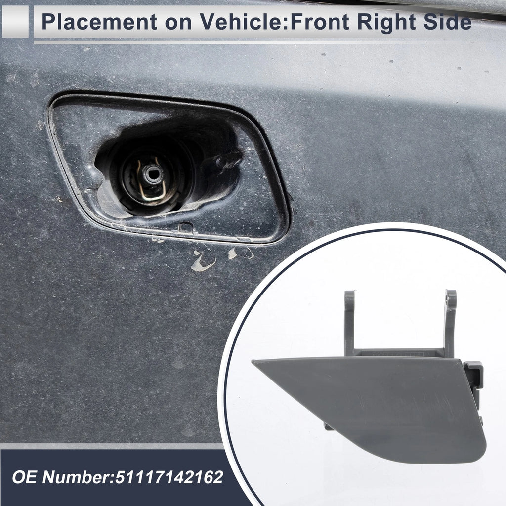 Front Right Headlight Washer Nozzle Cover Cap for BMW 750i (2009–2011)