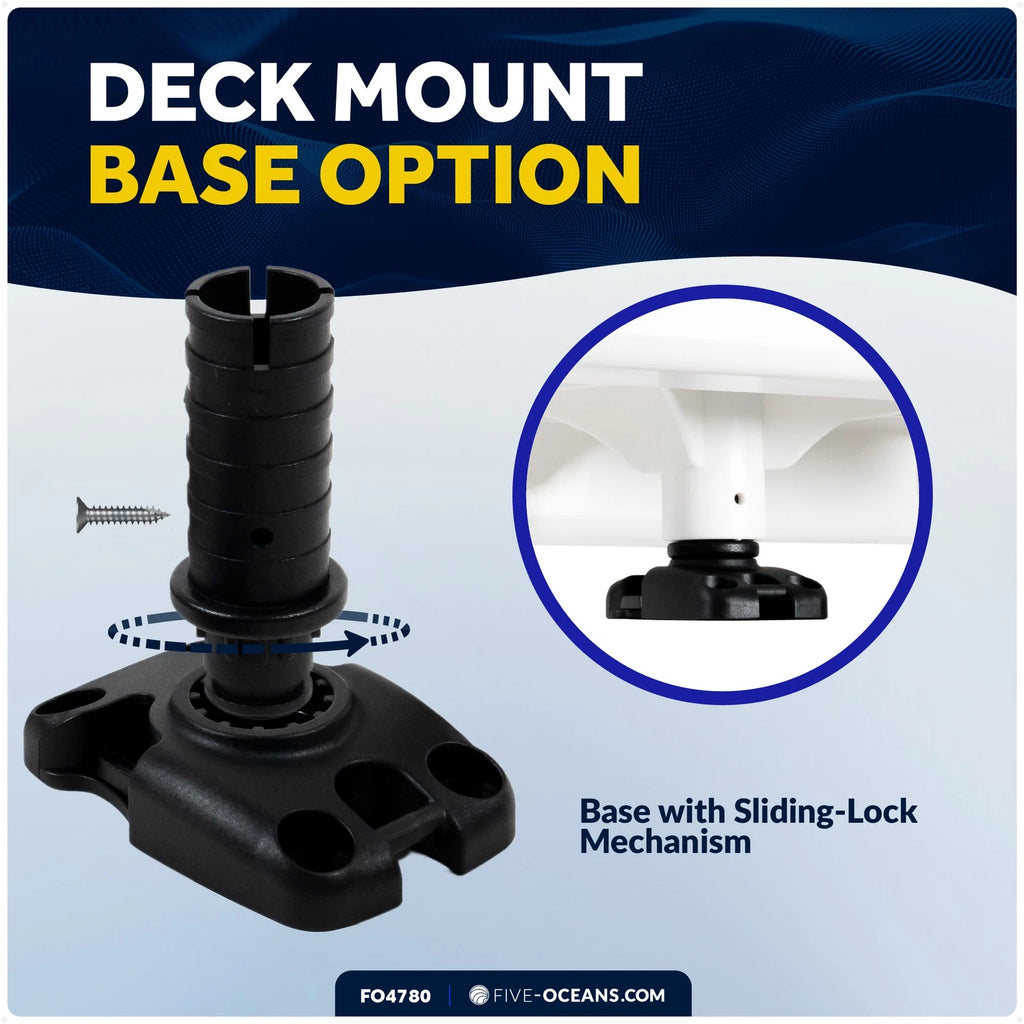 Fillet Table for Boat with Modular Rail / Deck Mount (FO4780)