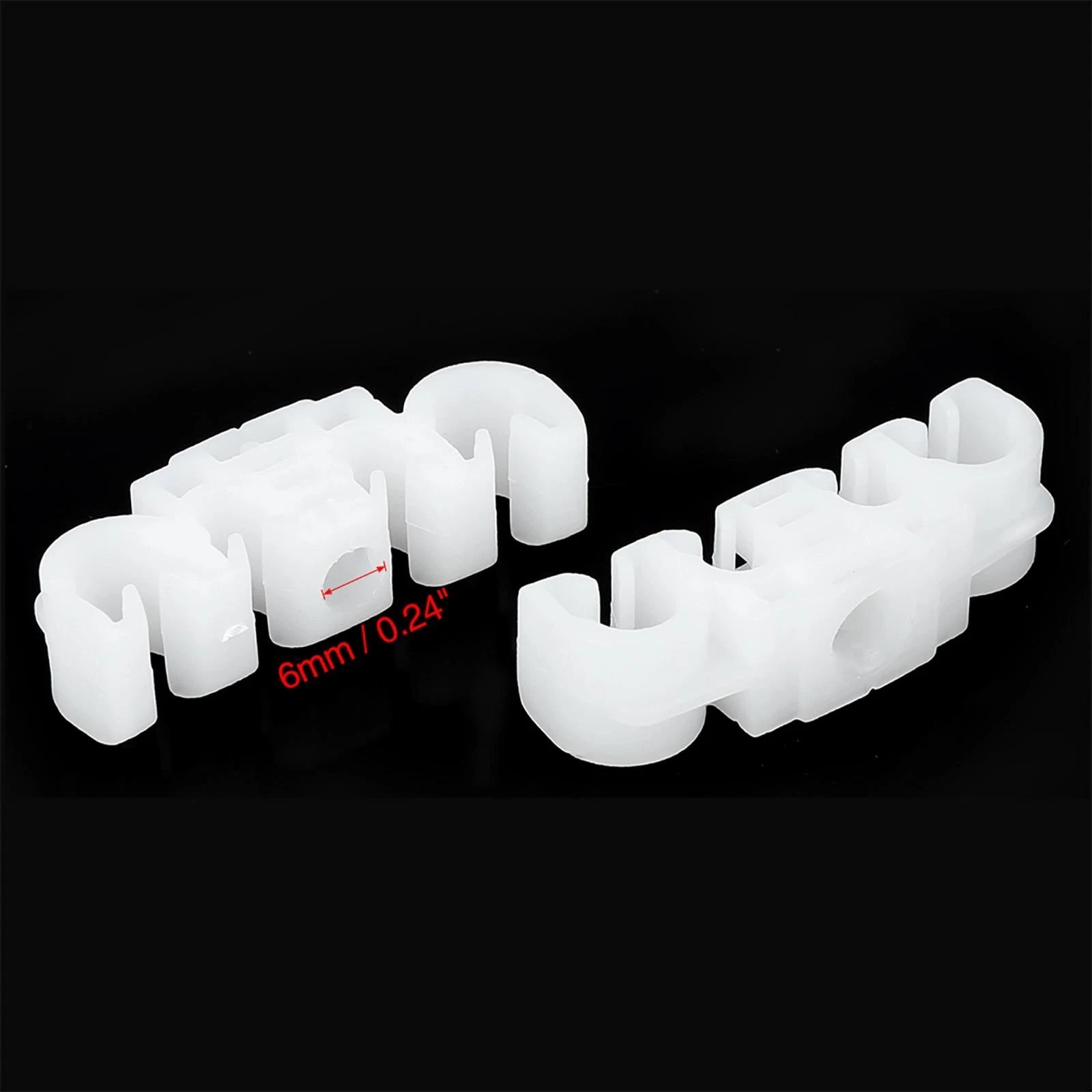 4 Way Fuel Line Hose Retaining Clips 5 Pack for Volkswagen (2000–2006)