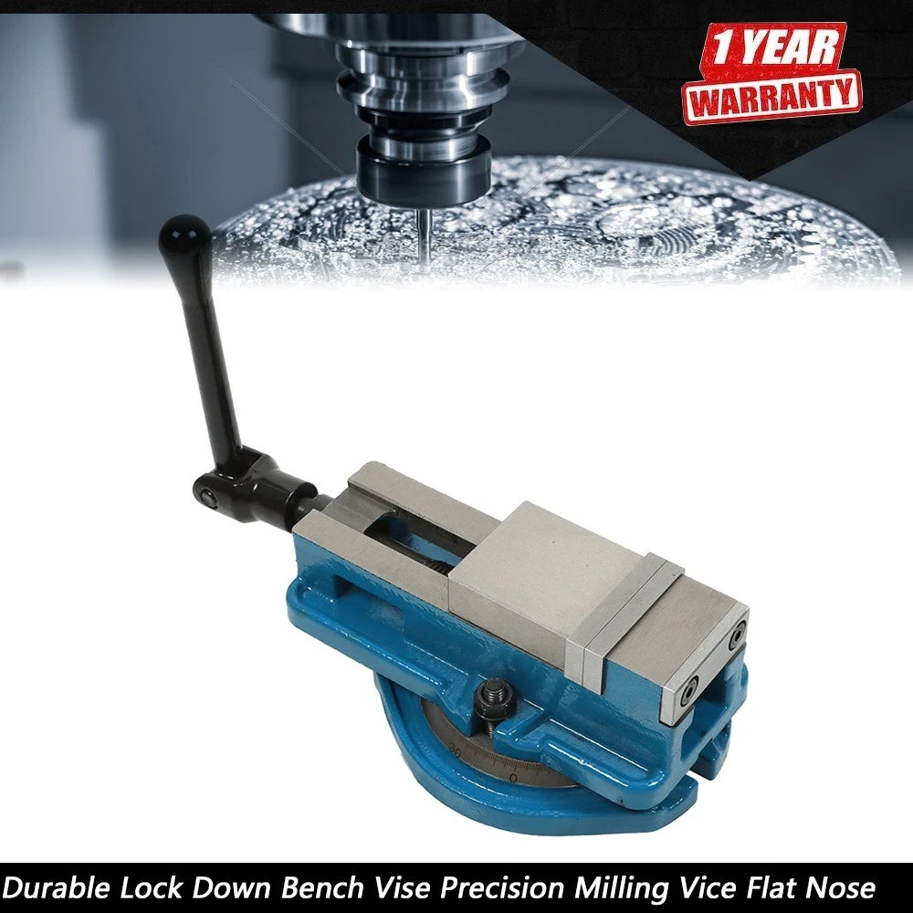 Lock Down Bench Vise for Precision Milling (2 Inch)