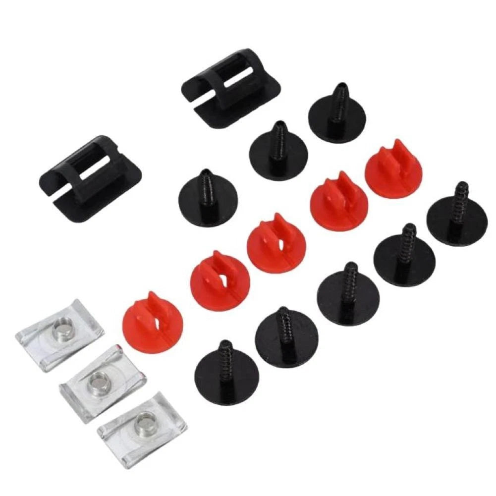 18pcs Under Tray Splash Guard Mounting Package for Volvo V40