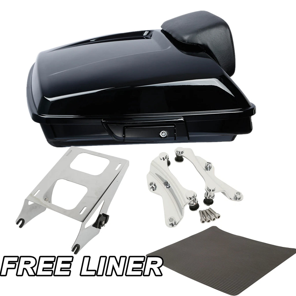 Razor Trunk Mount Rack Docking Kit Backrest Pad for Harley Touring (2014–2025)