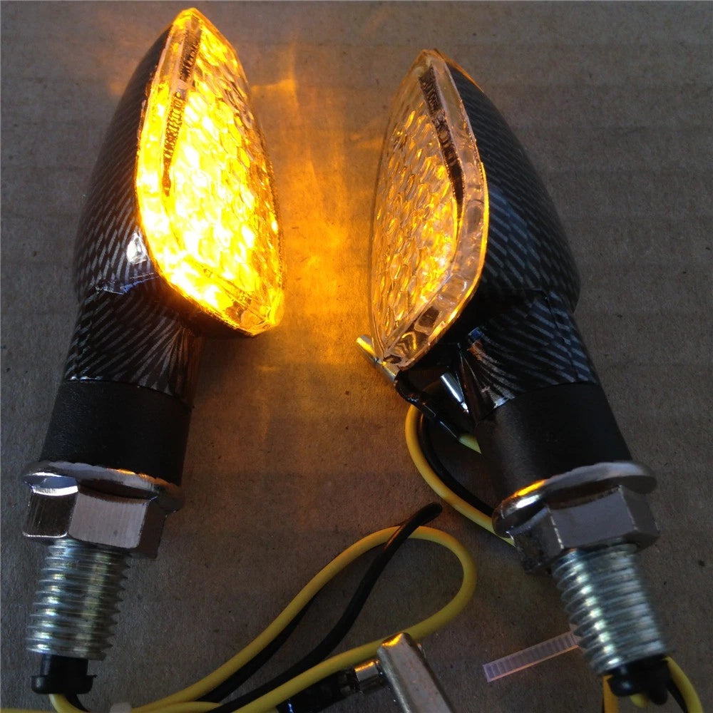 2X LED Turn Signal Lights for Universal Motorcycle (Dual Sport)