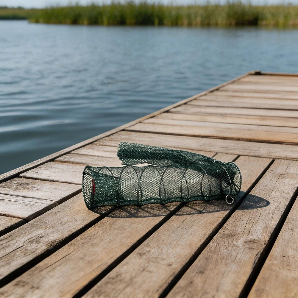 Spring Shrimp Cage Fishing Net for Crab Lobster Catching (100cm)