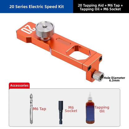 Aluminium Profile Drill Locator for Accurate Mounting Hole Placement