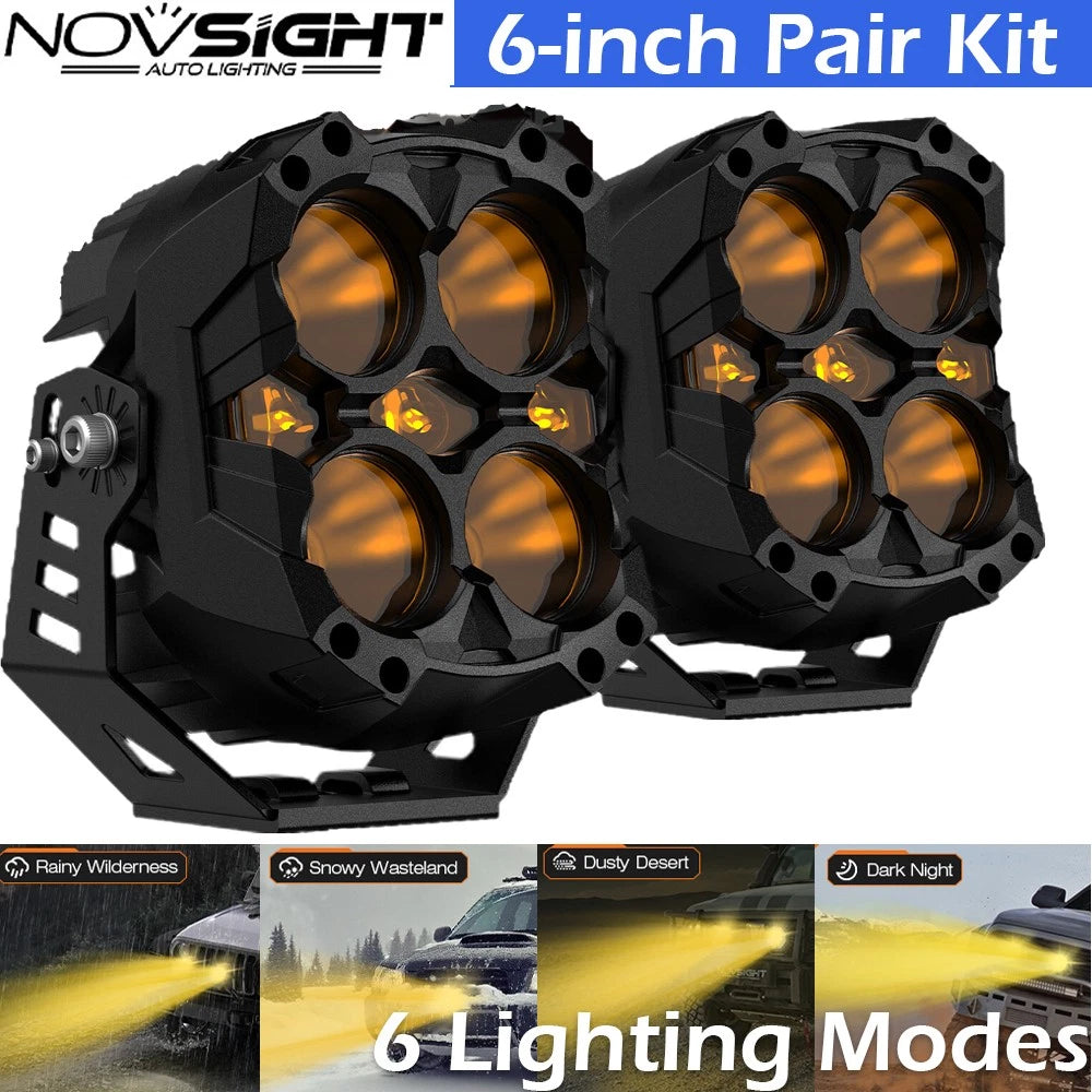 2X LED Pod Lights for Off Road Vehicles (IP68)