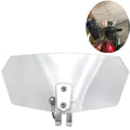 Adjustable Windshield Extension Spoiler Deflector for Motorcycle