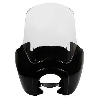 Front Fairing Clear Windshield for Harley Dyna Fat Bob Low Rider (2008–2017)