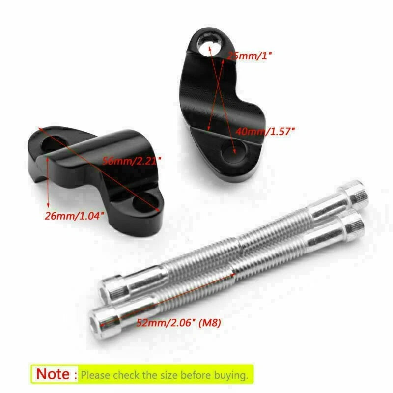 1" Handlebar Riser Extensions for Harley Sportster XL1200X (2010–2018)
