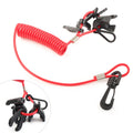 Kill Switch Key Set for Johnson, Evinrude, Mercury, Yamaha (Red)
