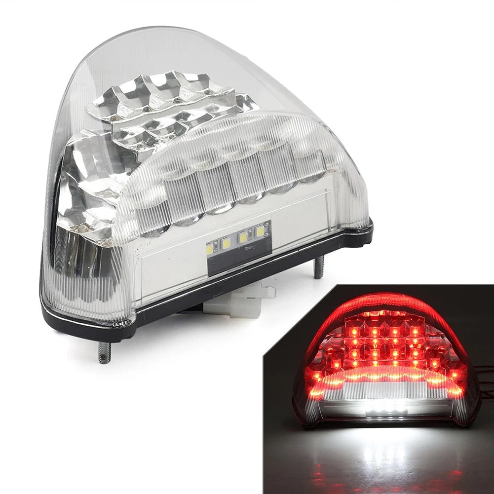 White Tail Light Brake Light Turn Signals for Kawasaki Ninja ZX-12R (2000–2005)