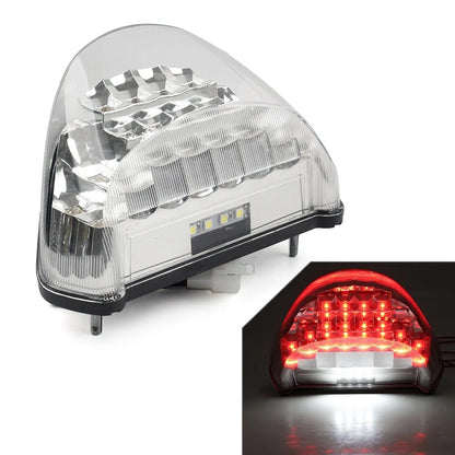White Tail Light Brake Light Turn Signals for Kawasaki Ninja ZX-12R (2000–2005)