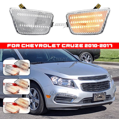 Dynamic Clear LED Side Marker Light for Chevy Cruze (2010–2016)