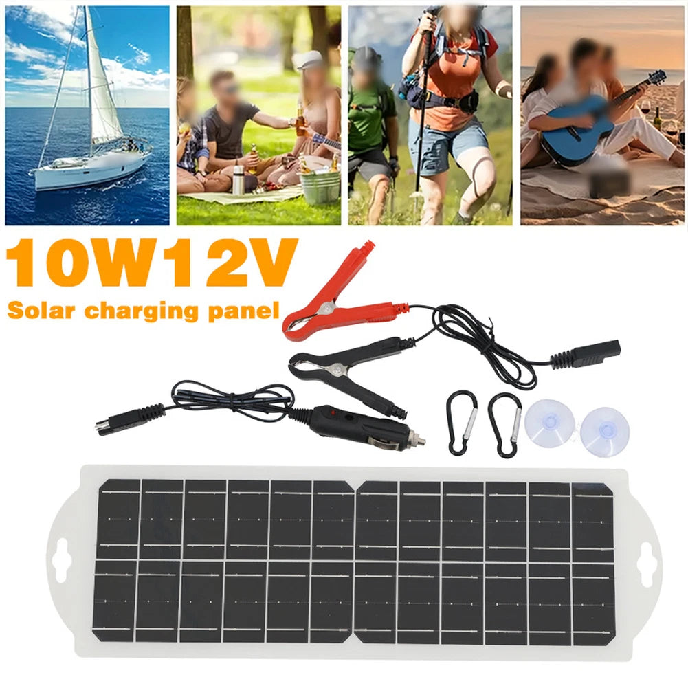 10W 12V Monocrystalline Solar Panel Charger for Yacht and Car