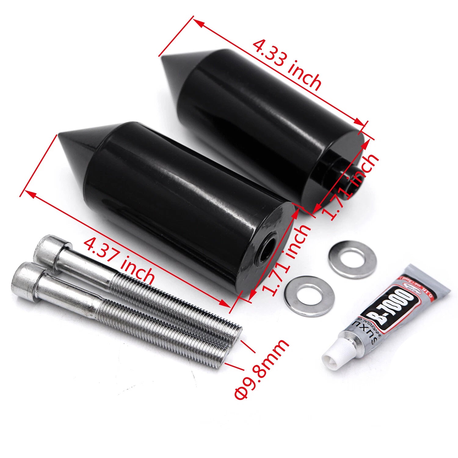 Spike Frame Slider Falling Protector for Yamaha YZF 600R (1996–2007)