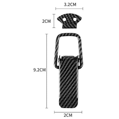 2 Pcs Carbon Fiber Quick Release Fastener for Fender Trunk Hatch Lids