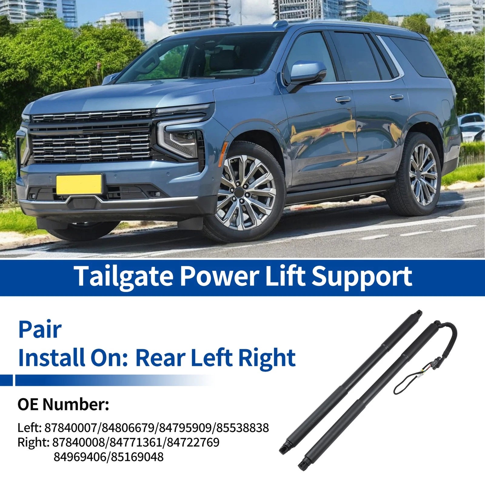 Tailgate Power Lift Support for Chevy Suburban Tahoe (2021–2024)